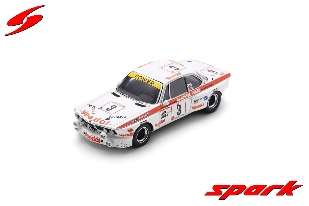 Spark : BMW 3.0 CSi │ No.3 24H Spa 1975 J-J. Feider - J-M. Détrin [1/43]
