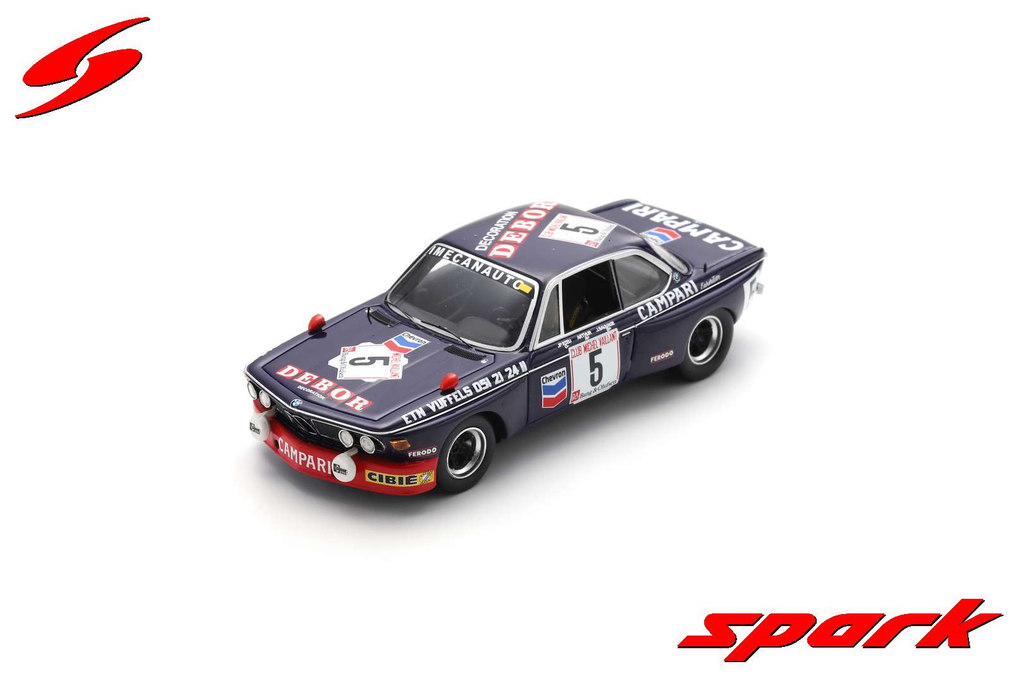 Spark : BMW 3.0CSi │ No.5 24H Spa 1975 J. Sauvage - J-P. Rieu [1/43]