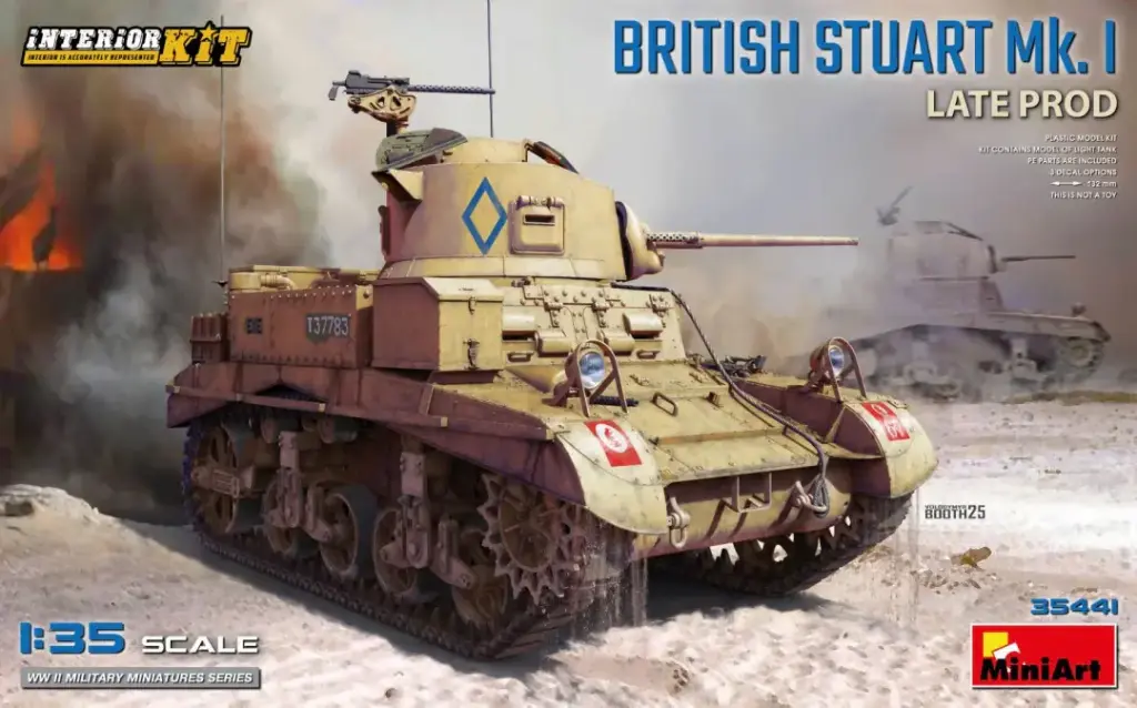 Eduard : British Stuart Mk. I Late Prod Interior Kit