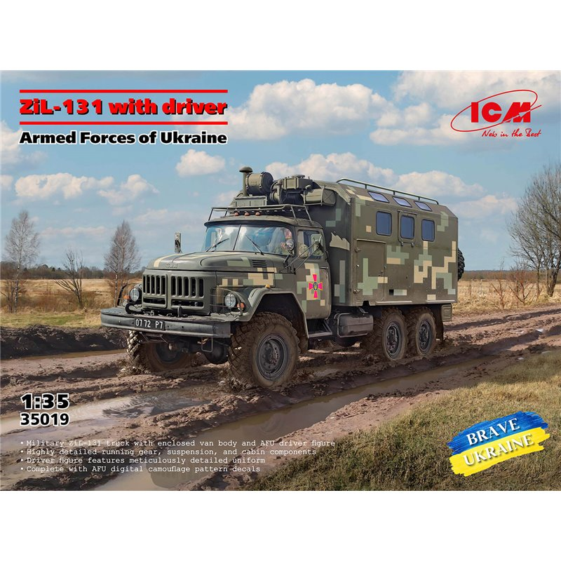 [ICM 635019] ICM : ZiL-131 of the Armed Forces of Ukraine with driver