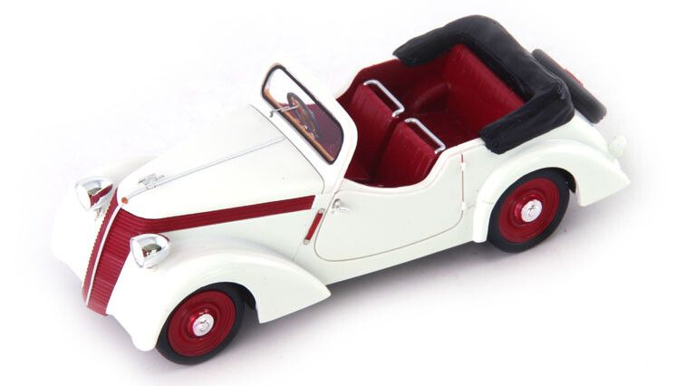 Autocult : Jawa Minor 600 Cabriolet │ Blanc & Rouge  [1/43]