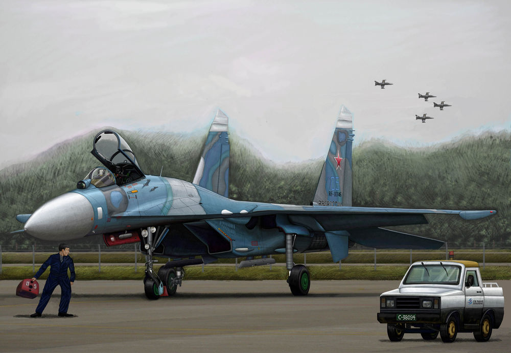 Trumpeter : Russian SU-27 Flanker B