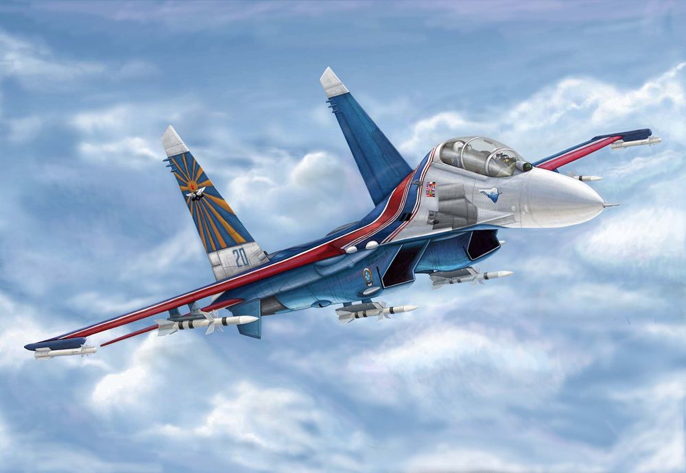Trumpeter : Russian Su-27UB Flanker C