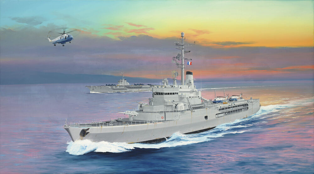 Trumpeter : French Navy Helicopter Cruiser Jeanne d’Arc 1964