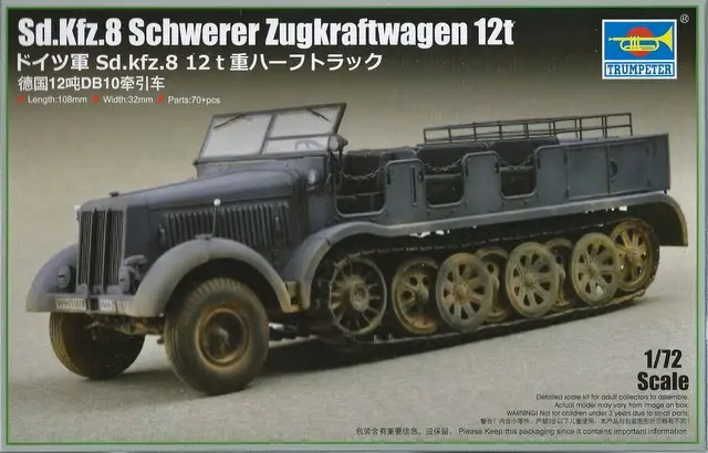 Trumpeter : Sd.Kfz.8 Schwerer Zugkraftwagen 12t
