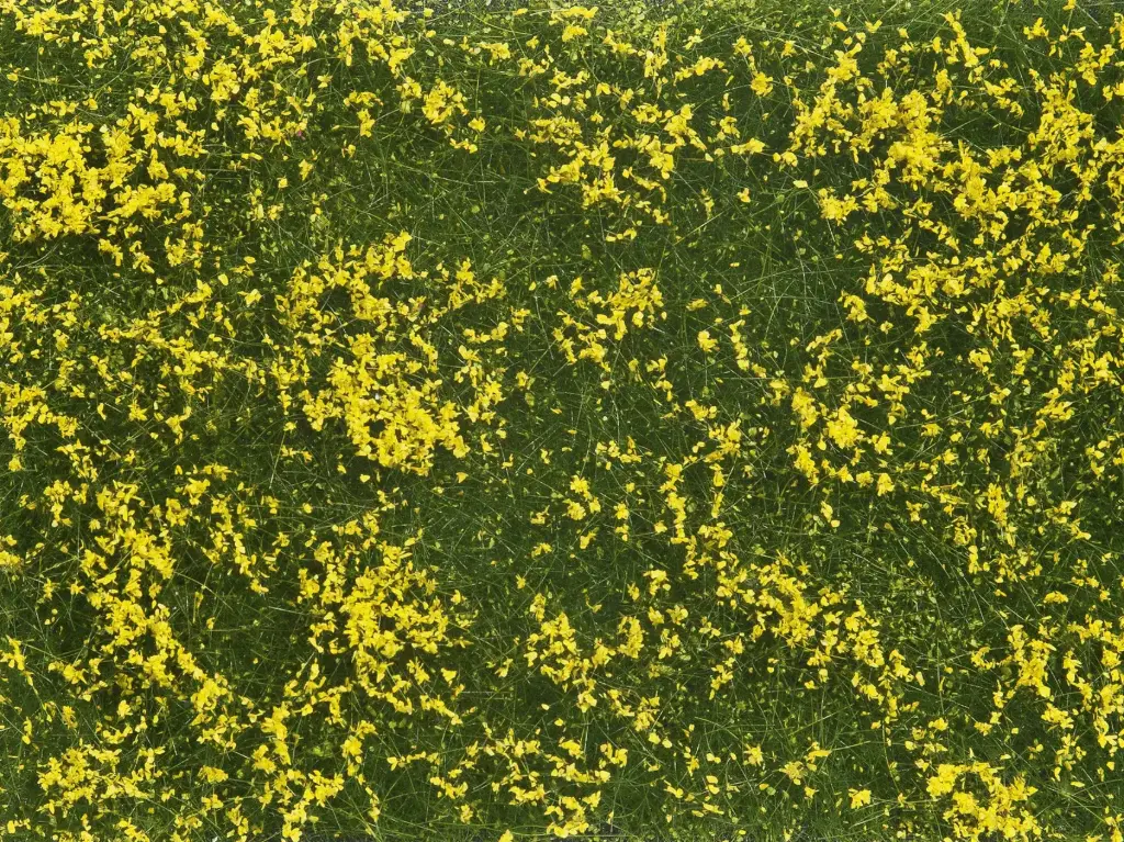 Noch : Foliage de couverture végétale, Pré  jaune