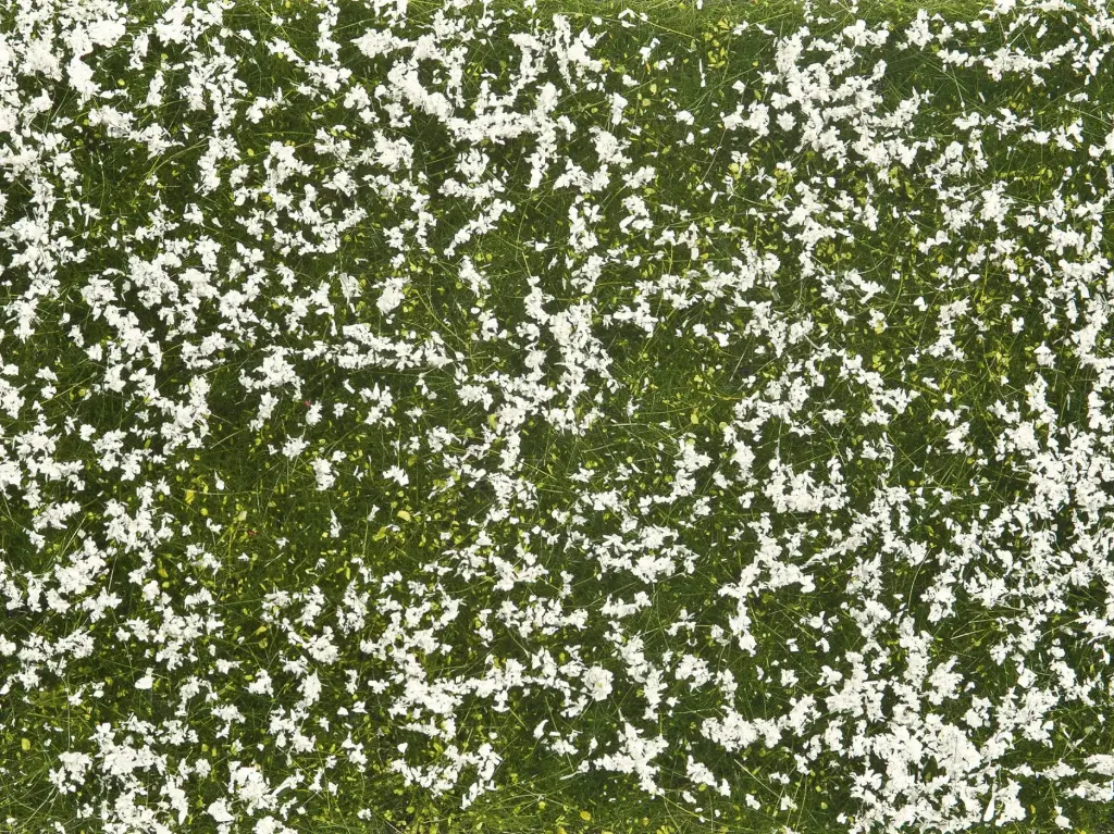 Noch : Foliage de couverture végétale, Pré blanc