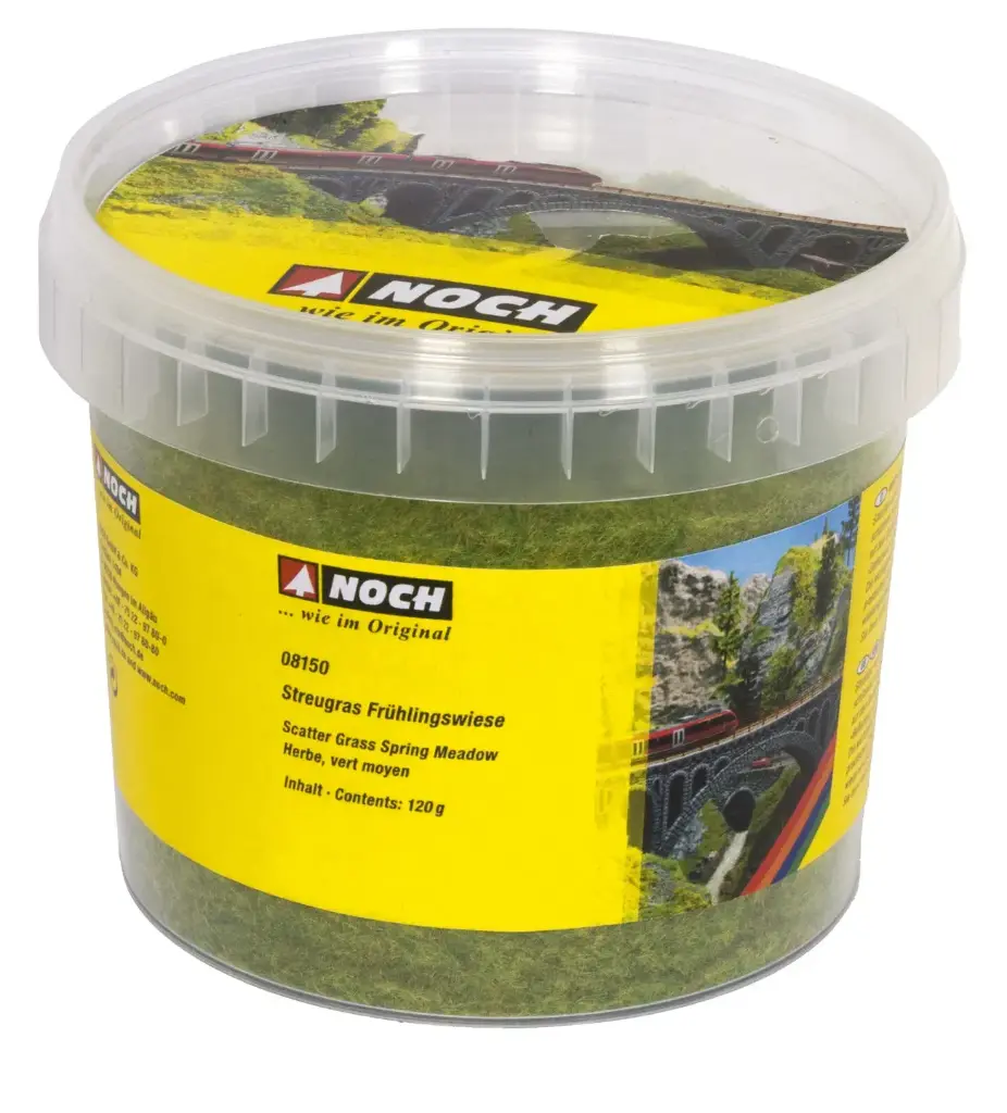 Noch : Herbe, pré de printemps, 2,5 mm 120gr