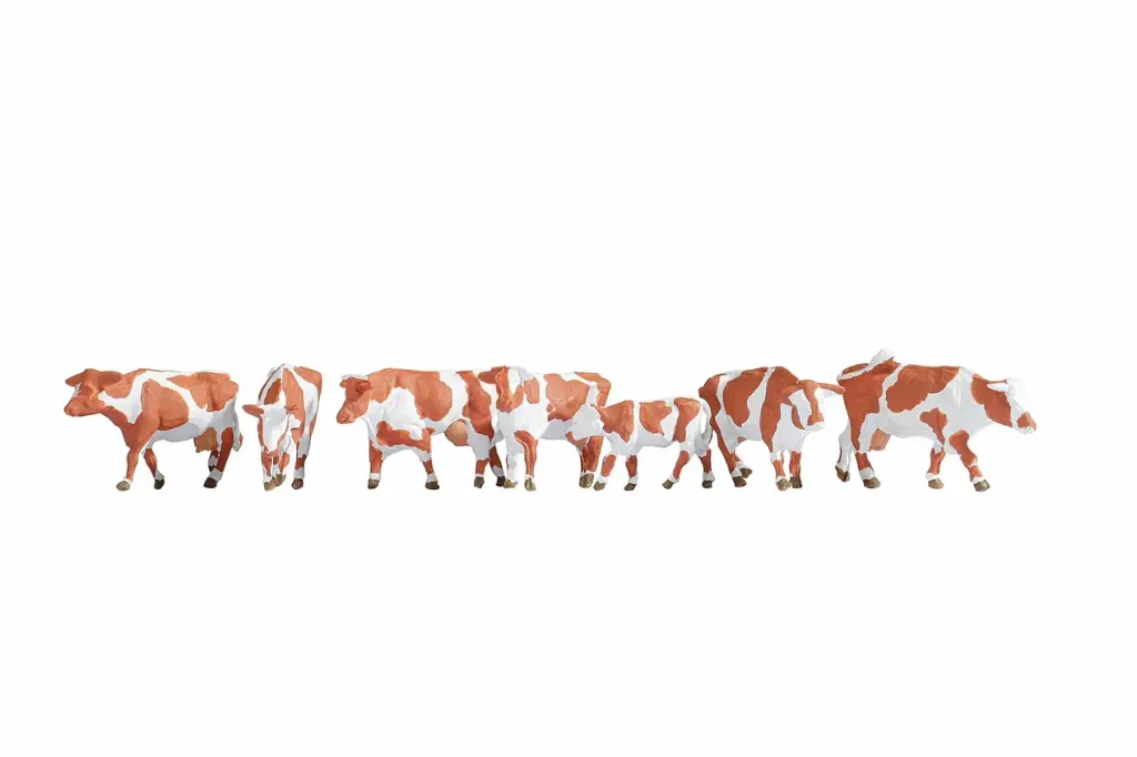 Noch : Vaches, marron-blanc