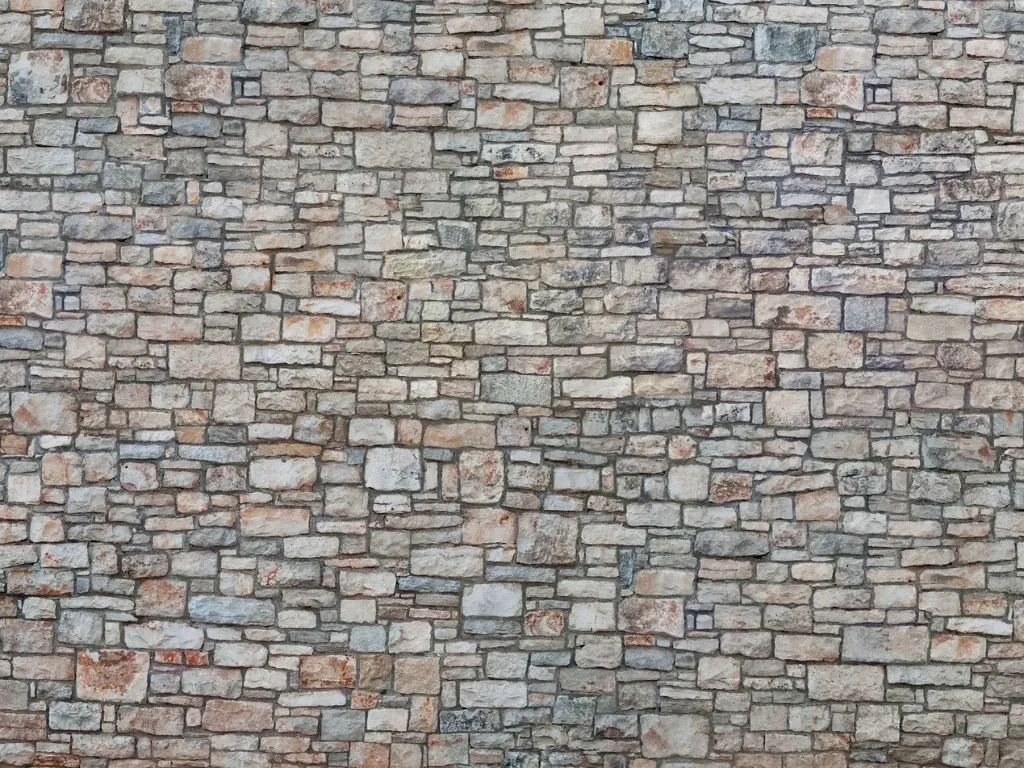 Noch : Feuille en carton 3D “Mur de Moellon”