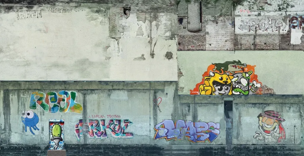 Noch : Feuille de carton 3D «  Murs industriels »