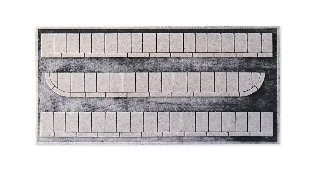 Noch : Trottoir structuré « Dalles en béton »