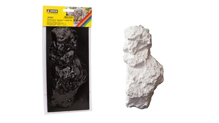 Noch : Moule de rochers "Alpspitze", 1 grand rocher