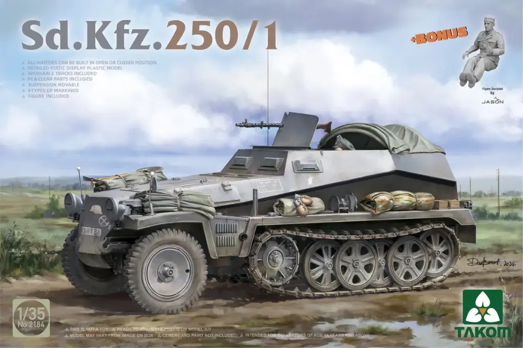 Takom : German Half-track Sd.Kfz.250/1