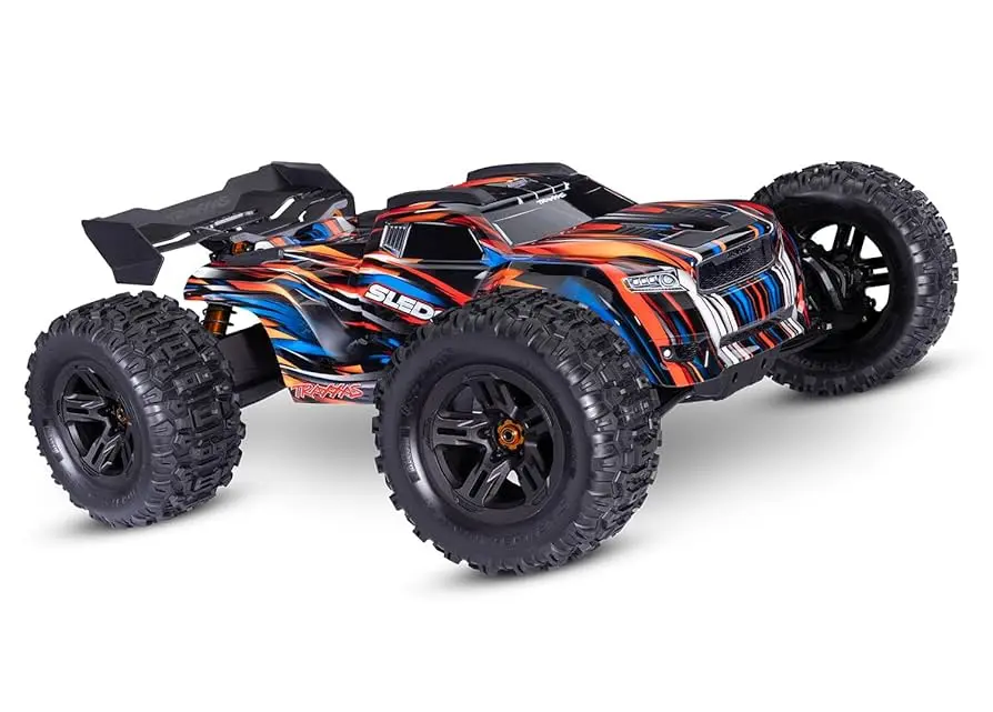 [TAX 95096-4ORNG] Traxxas : Sledge Belted 1/8 6S │ Orange [TRX95096-4ORNG]