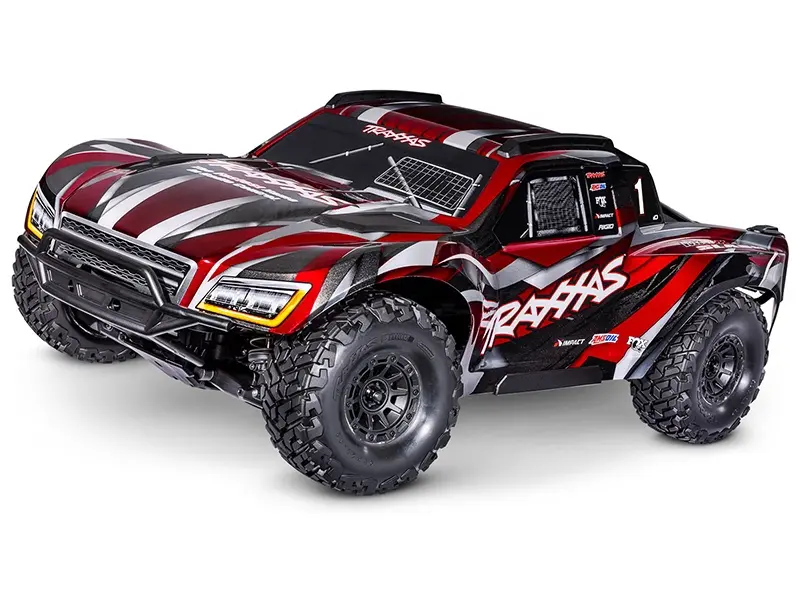 [TAX 102076-4-RED] Traxxas : Traxxas : Maxx Slash 6S Short Course Truck (Red) [TRX102076-4-RED]