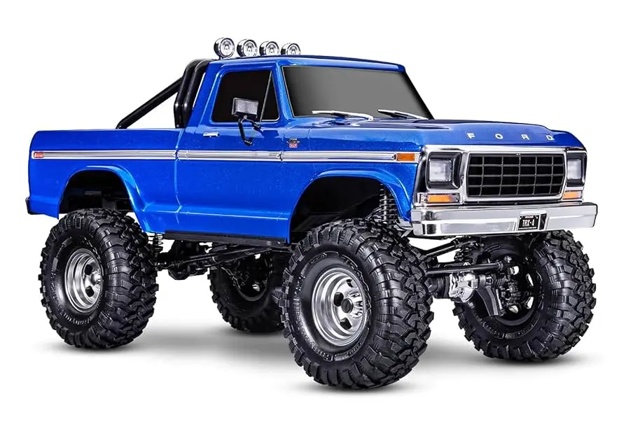 [TAX 92046-4-BLUE] Traxxas :  Traxxas TRX-4 Ford F-150 Truck 1979 High Trail Edition - Blue [TRX92046-4BLUE]