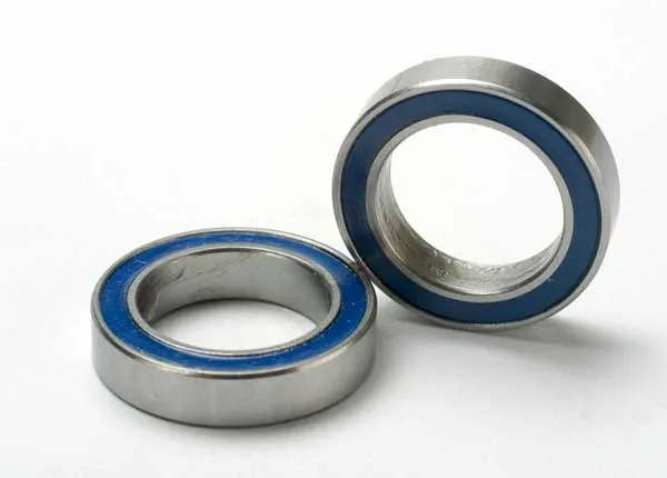 [TAX 5120] Traxxas :  Ball bearings, blue rubber sealed (12x18x4mm) (2), TRX5120