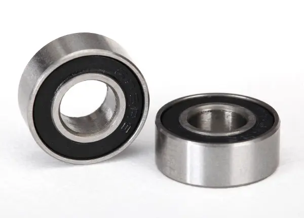 Traxxas : Ball bearings, black rubber sealed (6x13x5mm) (2pcs) [TRX5180A]