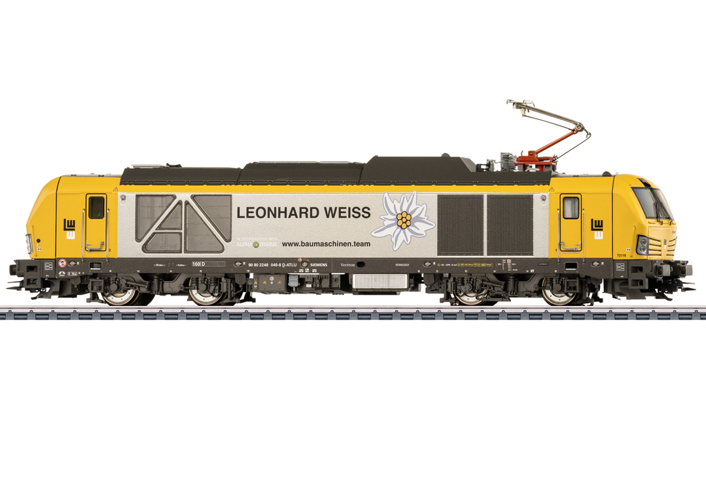 Märklin : Locomotive Électrique (#série 248) de la CFL Leonhard Weiss │ AC Digital Sons Époque VI HO - 1/87 (Réf : 39296)