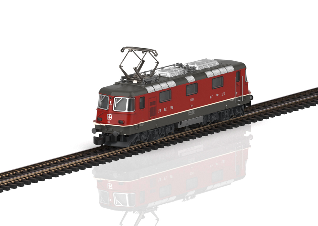 Märklin : Locomotive Électrique (#Re 4/4 II) de la SBB │ DC Analogue Époque VI Z - 1/220 (Réf : 88594)