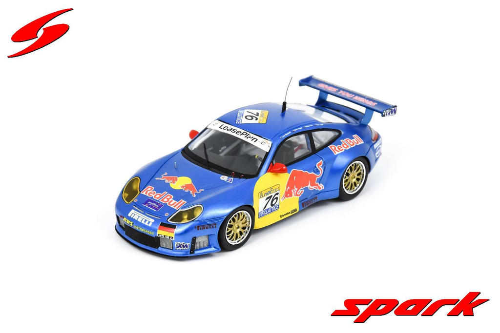 Spark : Porsche 996 GT3 R │ No.76 RWS Motorsport Spa 24H 2002 - D. Quester - L. Riccitelli - Ph. Peter - T. Wolff [1/43]