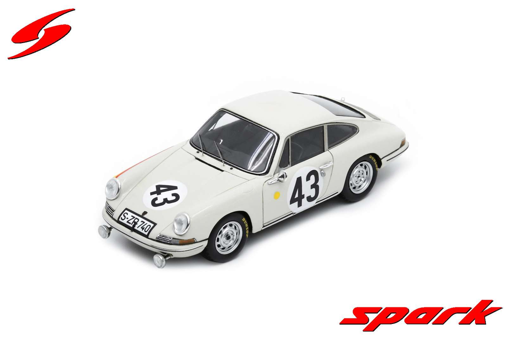 Spark : Porsche 911S │ No.43 Le Mans 24H 1967 FRANC - A. Fischhaber [1/43]