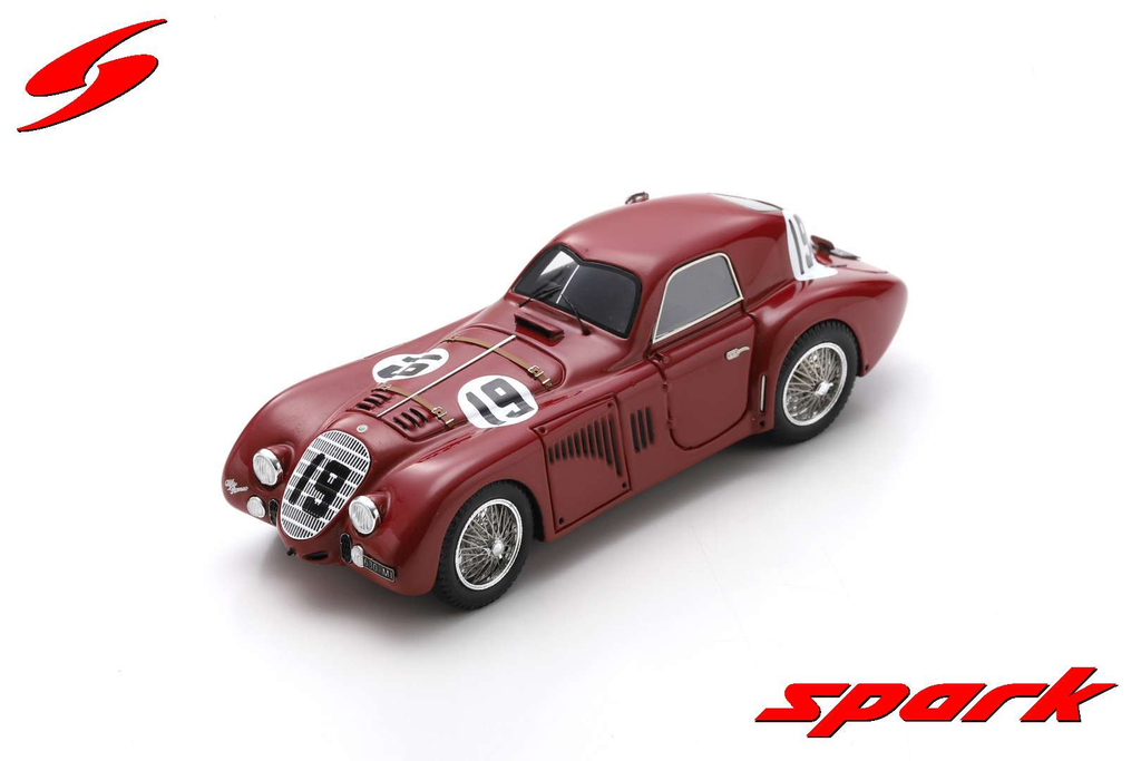 Spark models : Alfa Romeo 8C 2900 B No.19 24H Le Mans 1938 R. Sommer - C. Biondetti [1/43]