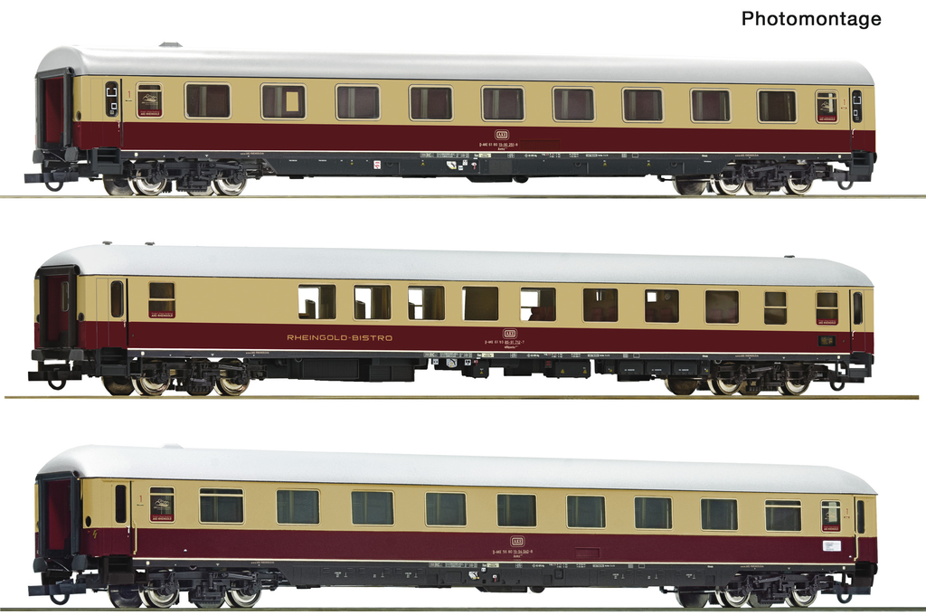 Roco : Voiture 3 piece set (3): "Rheingold" AKE