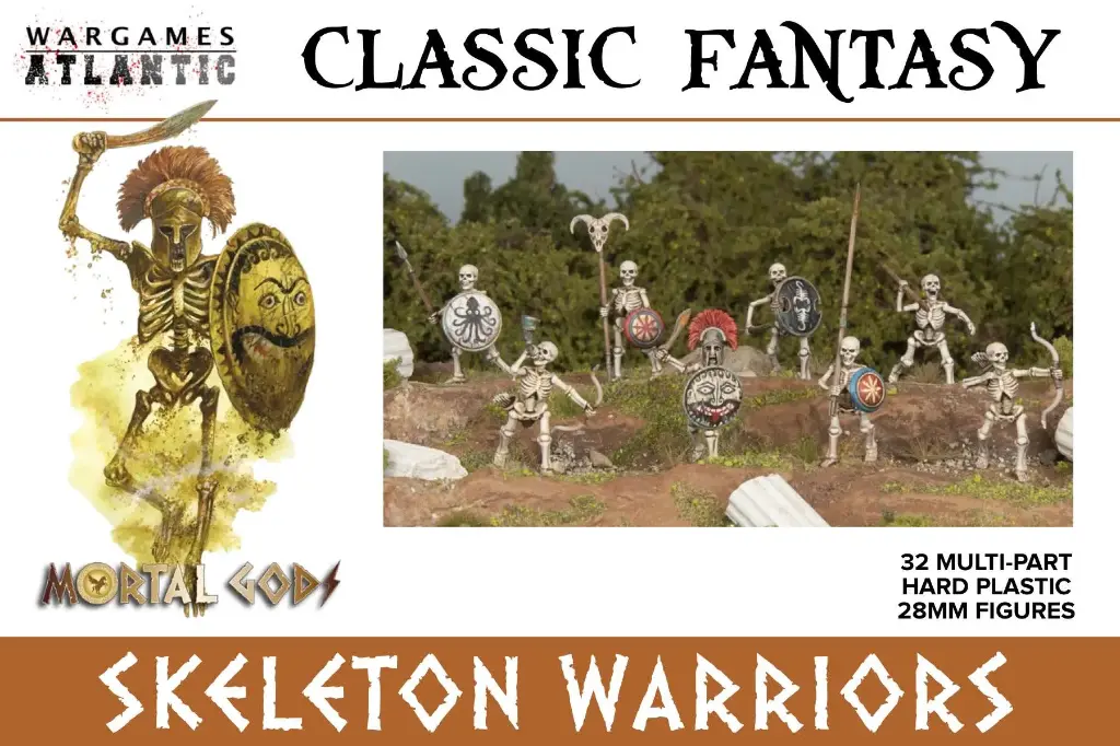 Wargames Atlantic : Skeleton Infantry │ Classic Fantasy