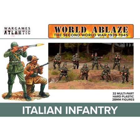 [WAA WA003] Wargames Atlantic : Italian Infantry │ World Ablaze