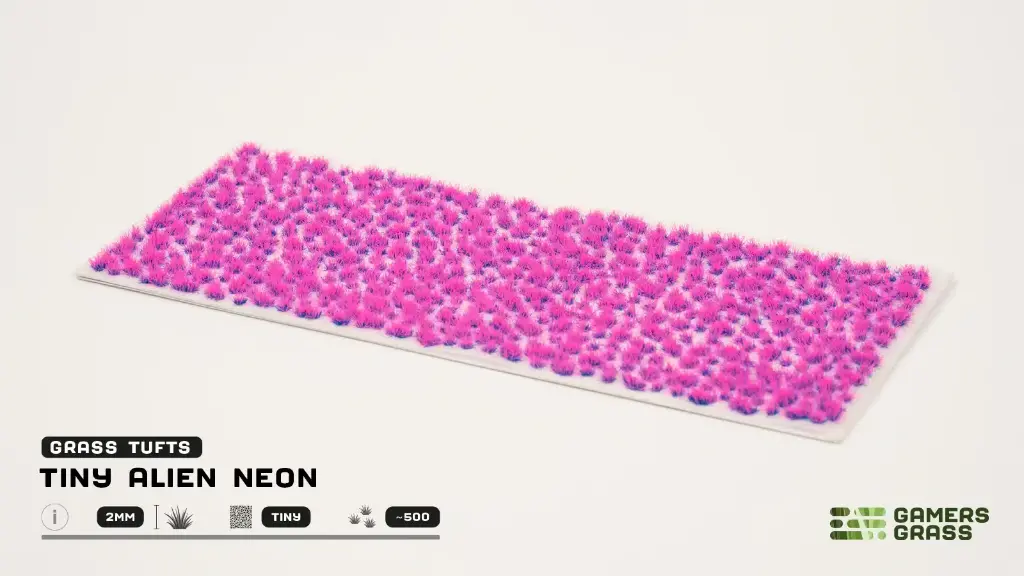 [GAG GGTT-NE] Gamers Grass : Tiny Tufts Alien Neon (500pcs) │ Touffes d'Herbes