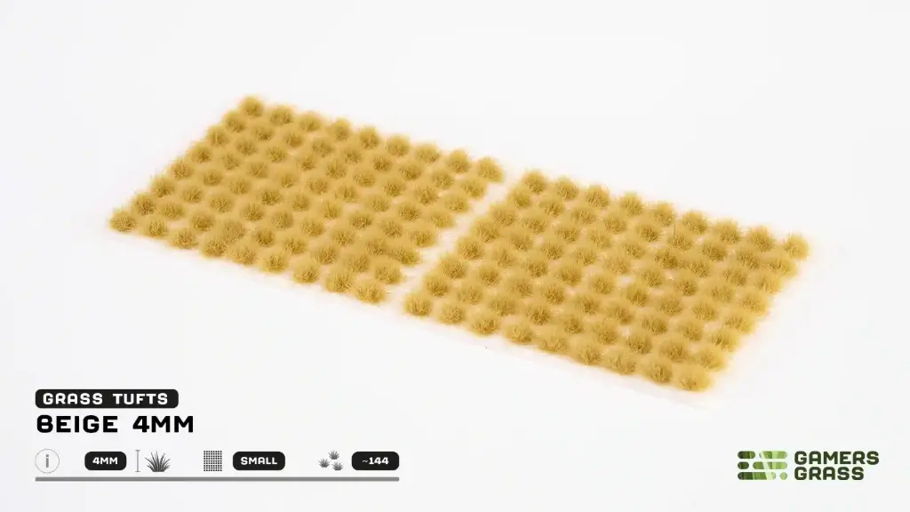 Gamers Grass : Beige 4mm (Small) │ Touffes d'Herbes