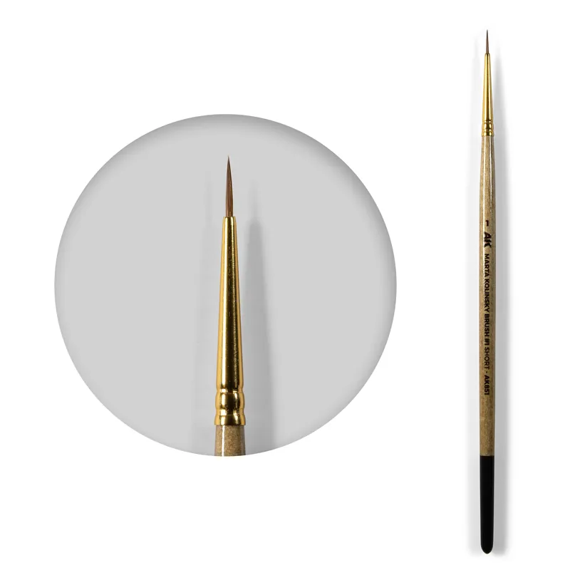 [AK AK851] Ak : Marta Kolinsky Brush #1 Short