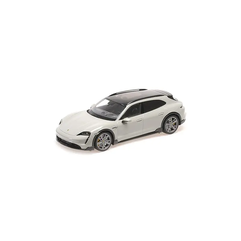 Minichamps : Porsche Taycan Cross Tourismo Turbo S 2021 - Gris  [1/18]