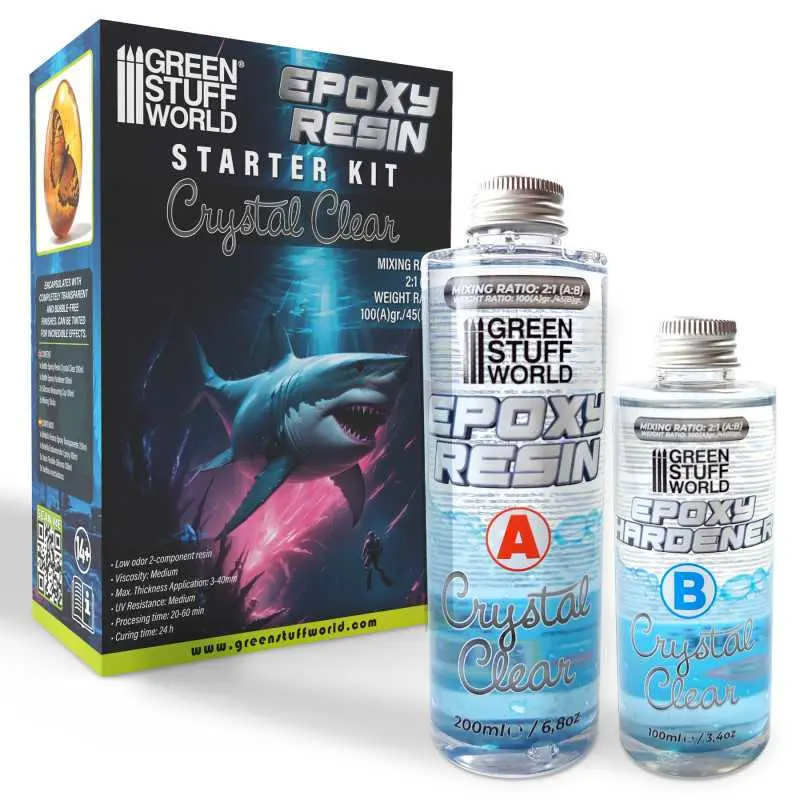 [GSW 10624] Green Stuff : Résine Epoxy Bi Composante "Crystal Clear"