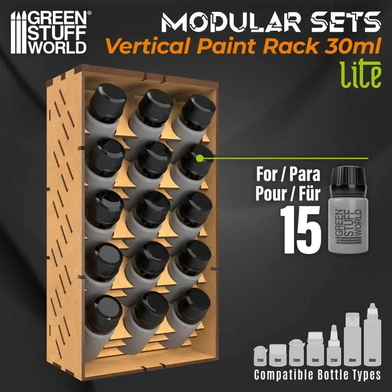 Green Stuff : Présentoir de peinture vertical (30ml) LITE