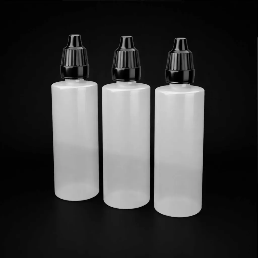 [GSW 11794] Green Stuff World: 3x 60ml Hervulbare Plastic Flesjes Pack │ Verf Opslag & Menging