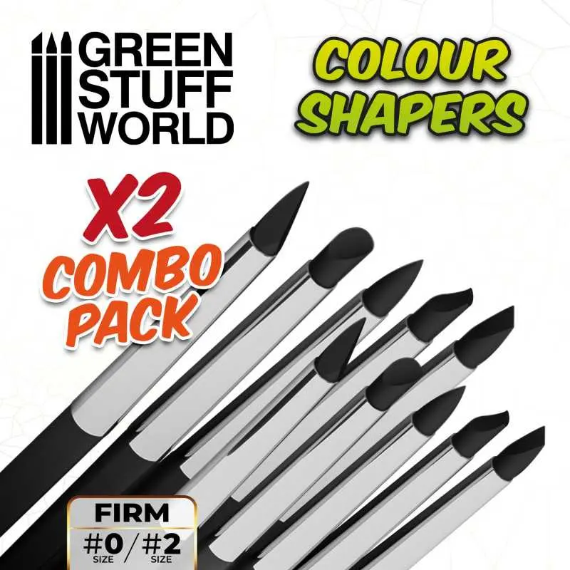 [GSW 9008] Clay Shapers - Color Shapers COMBO 0 and 2 - Black Firm