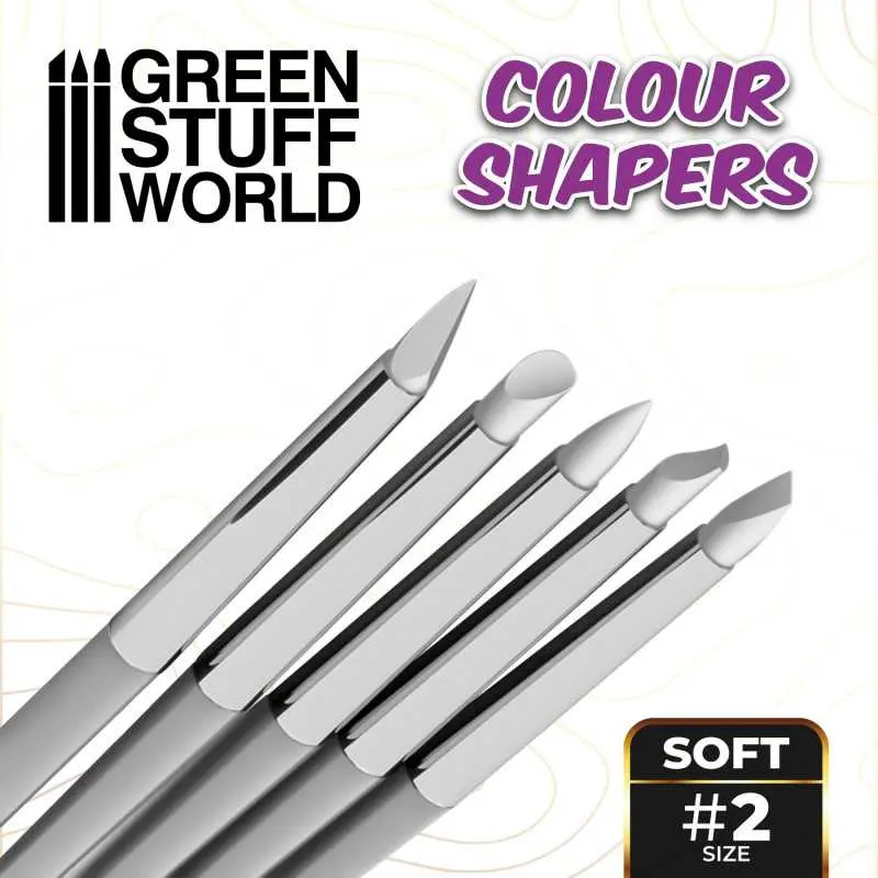 [GSW 1026] Clay Shapers - Color Shapers SIZE 2 - White Soft