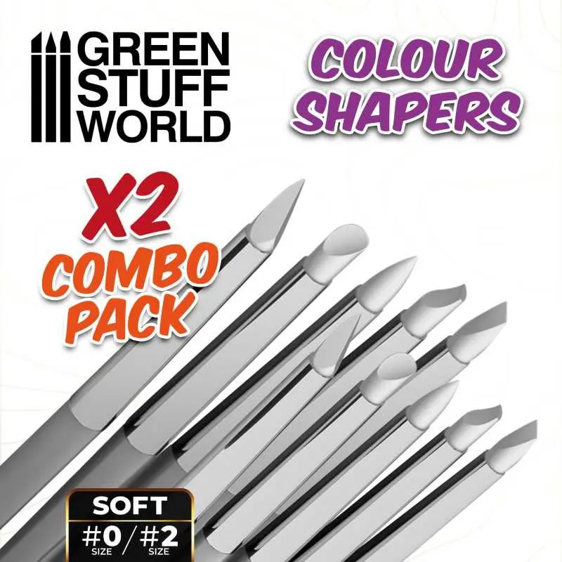 [GSW 9009] Clay Shapers - Color Shapers COMBO 0 and 2 - White Soft
