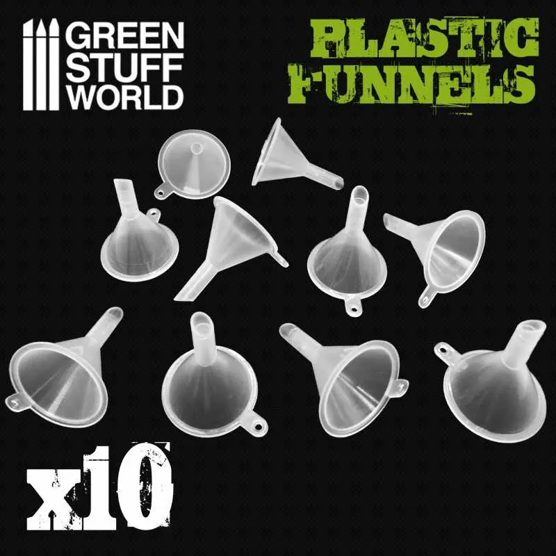 Green Stuff : Entonnoirs en plastique 