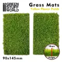 Green Stuff : Grass Mat Cutouts - Yellow Flower Field