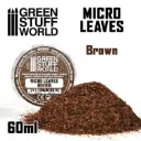 Green Stuff : MICRO FEUILLES - Mélange marron 