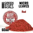 Green Stuff : MICRO FEUILLES - Mélange rouge 
