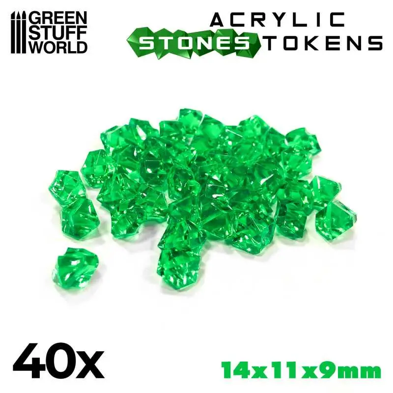 [GSW 4668] Green Stuff : Tokens - Malepierre Vertes 