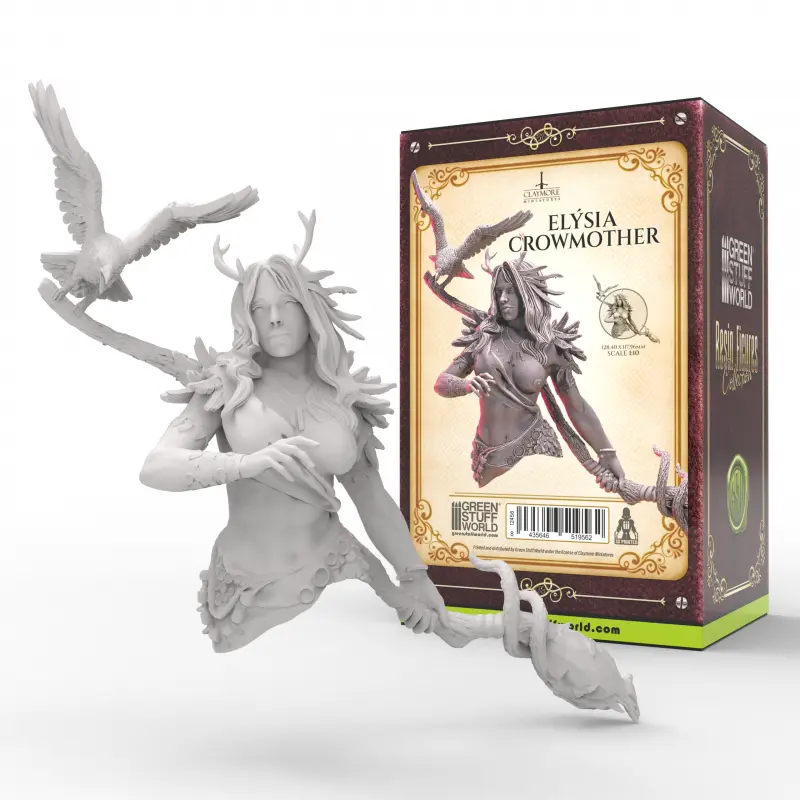 [GSW 12456] Claymore Miniatures : Elýsia Crowmother │ Resine Figure Collection