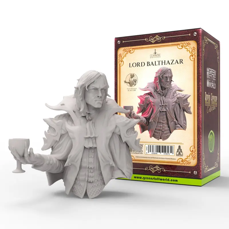 [GSW 12457] Claymore Miniatures : Lord Balthazar │ Resin Figures Collection