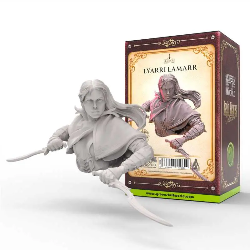 Claymore Miniatures : Lyarri Lamarr │ Resin Figures Collection