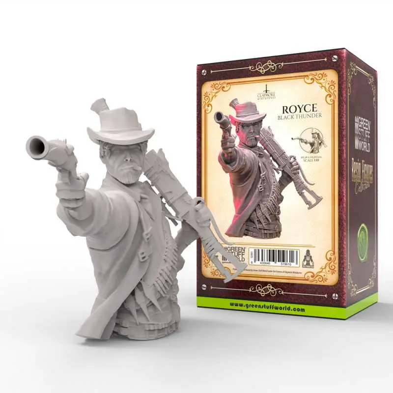[GSW 12461] Claymore Miniatures : Royce Black Thunder │ Resin Figures Collection